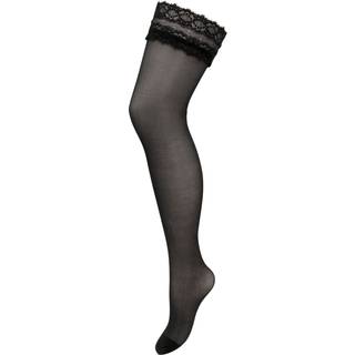 Pour Moi Pour Moi Black Dark Romance Eyelash 15 Denier Stocking Lace Top