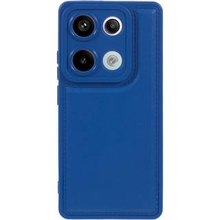 EIDERWOOD Xiaomi Redmi Note 13 Pro (4G) / Poco M6 Pro Fleksibelt Plastik Cover m. Læderbetrukket Pude - Blå