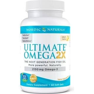 Nordic Naturals - Ultimate Omega 2X, 2150mg Citron (EAN 768990891168) - 60 bløde kapsler