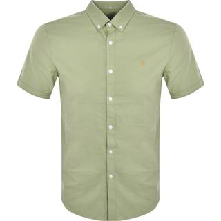 Farah Vintage Brewer Short Sleeve Shirt Green