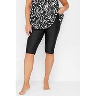 Yours Curve Yours Curve Black Black Long Swim Shorts
