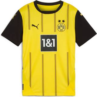 Puma Borussia Dortmund 24/25 Home Jersey Youth, Yellow, Size 13-14Y, Clothing - Black - 13-14Y