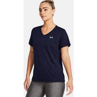 Under Armour Tech™ Twist Women's V-Neck Short Sleeve Midnight Navy / White XL