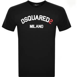 DSQUARED2 Icon Logo Loose Fit T Shirt Black