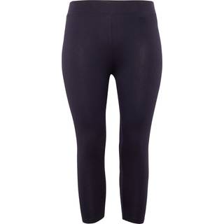 Navy 3/4 lange Cartime Leggings fra Only Carmakoma, størrelse M (46-48)