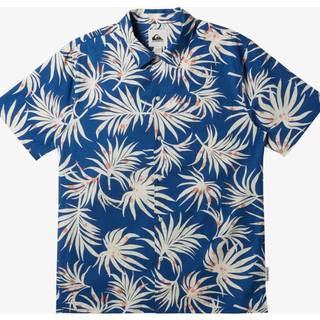 Quiksilver Herren Kurzarmhemd blau geblümt