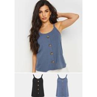 PixieGirl Petite PixieGirl Petite Button Down Vest Top 2 Pakke