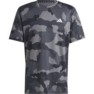Train Essentials Camo Allover Print T-shirt - Black - M