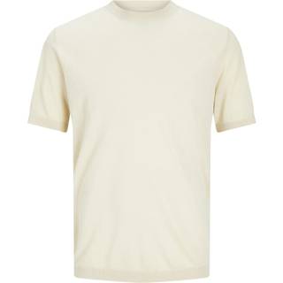 Ensfarvet Crewneck Striktrøje