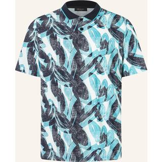 Maerz Herren Polo-Shirt blau gemustert