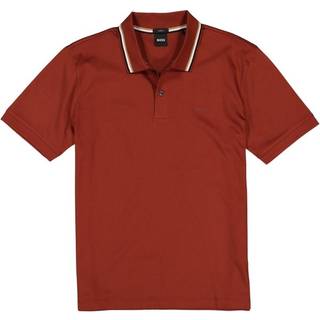 BOSS Black Herren Polo-Shirt rot Slim Fit