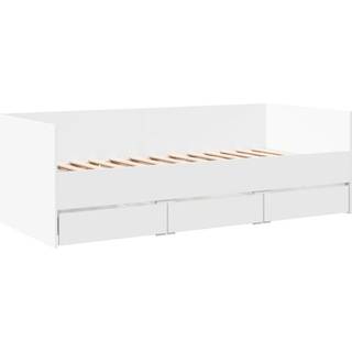 Daybed Med Skuffer Uden Madras - Hvid / 90 x 190 cm