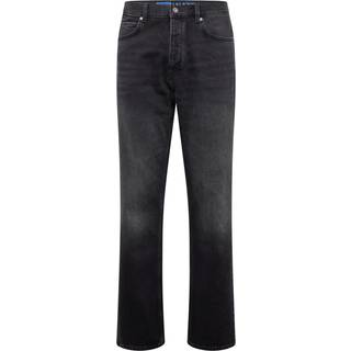 HUGO Blue Nate Baggy Jeans Dark Wash Grey