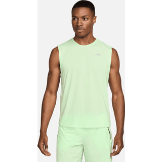 Ærmeløs Nike Solar Chase Dri-FIT-løbeoverdel til mænd - grøn