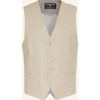 Strellson Herren Weste beige meliert