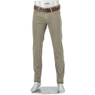 Alberto Herren Cotton Hose grün