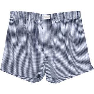 Novila Herren Boxershorts blau Reine Baumwolle Gemustert