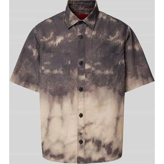 HUGO Short Sleeved Eratino Shirt Brown