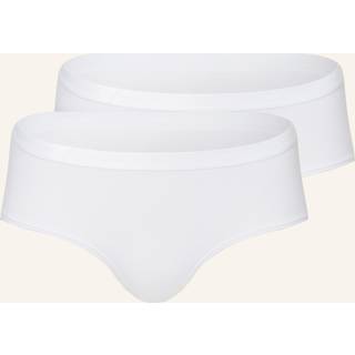 Calida Benefit Women 2-Pack tai trusse, hvid, Størrelse: XS, Dame