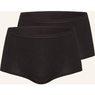 Calida Benefit Women 2-Pack hipster trusse, sort, Størrelse: M, Dame
