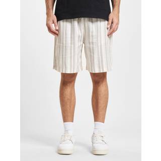 Denim Project Stripe Linen Blend Shorts - S - jet stream
