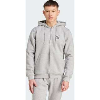 Trefoil Essentials Full-Zip hættetrøje - Medium Grey Heather - S