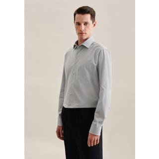 Seidensticker Herren Hemd blau meliert Comfort Fit