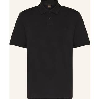BOSS ORANGE Interlock Polo Black