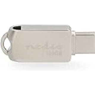Nedis Flash Drev 128 GB | USB-A / USB-C™ | Læs hastighed: 110 MB/s | Skrivehastighed: 30 MB/s