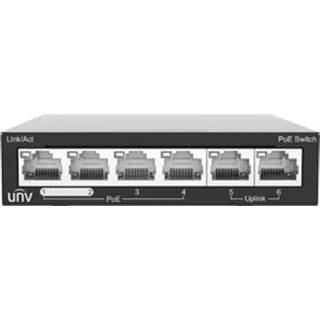 Uniview switch PoE 4+2 ext 30/60W