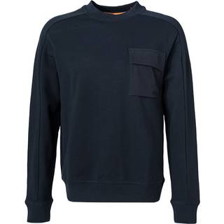 BOSS Orange Herren Sweatshirt blau unifarben