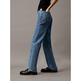 Jeans Calvin Klein Jeans High Rise Straight Denim Light W27/L32 - Denim Light - W27/L32
