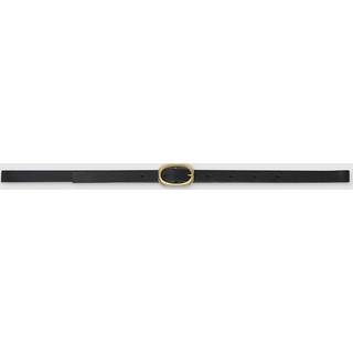 Mini Signature Link Belt - Black With Gold Xs/s