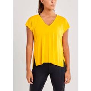 Charge SS Loose Tee W - Yellow