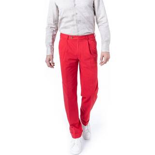 HILTL Herren Hosen rot Classic Fit