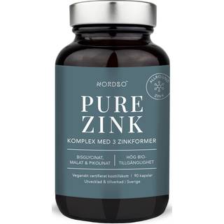 NORDBO Pure Zink - 90 Kapsler