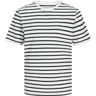 Ensfarvet O-hals T-shirt