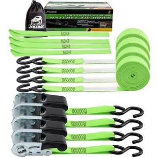 Xstrap Standard Ratchet Bind Stropper 4PK 15ft 1500lb BREAK STREFT LASGO Stropper til flytning