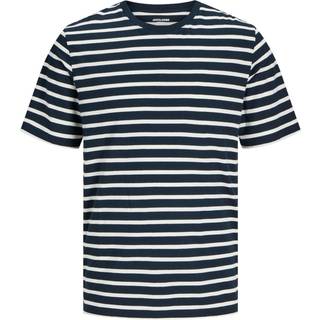 Ensfarvet O-hals T-shirt