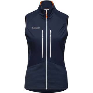 Mammut Women's Eiger Nordwand Midlayer Hybrid Vest Softshellvest Damer størrelse XL farve blå