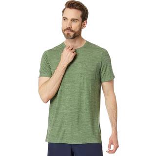 Smartwool Merino Hemp Blend S/S Pocket Tee Merino-shirt Herrer størrelse M farve grøn/olivengrøn