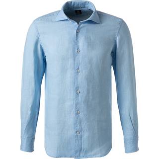 BOGGI MILANO Herren Hemd blau