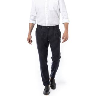 HILTL Herren Hosen blau gestreift