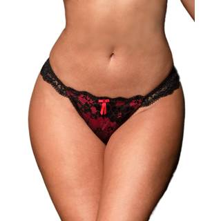 Pour Moi Pour Moi Red/Black Brazilian Amour Knickers