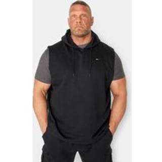 BadRhino Big & Tall BadRhino Big & Tall 100% Bomuld Essential Ærmeløs Hættetrøje