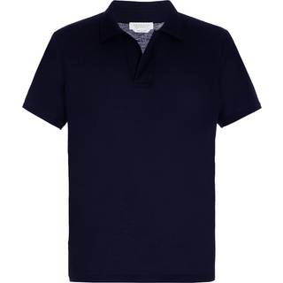 Gabriela Hearst Jaime cotton polo shirt - blue - EU 48