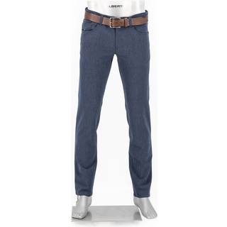Alberto Herren Hose blau Slim Fit