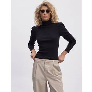 Gestuz Drewgz Rollneck Puff Noos Toppe & T-Shirts 10909317 Black (MEDIUM)