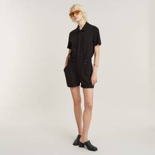 Track Playsuit - Black - Women
