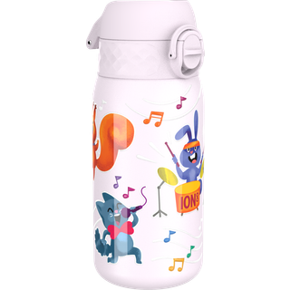Vandflaske til børn, rustfrit stål, 400 ml Animal Band - Ion8